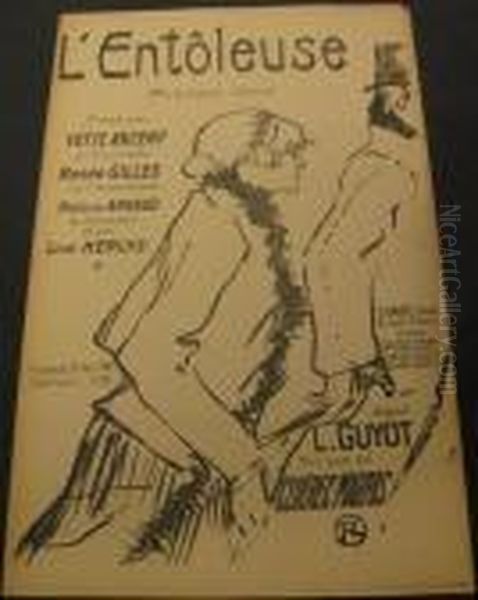 Pauvre Pierreuse! Oil Painting by Henri De Toulouse-Lautrec