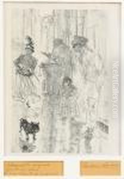 Le Marchand De Marrons Oil Painting by Henri De Toulouse-Lautrec