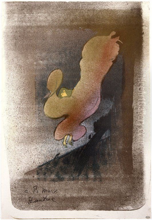 Miss Loie Fuller Oil Painting by Henri De Toulouse-Lautrec