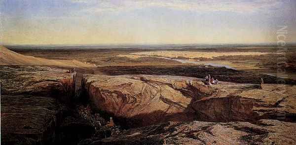 Damascus Oil Painting by Edward Lear