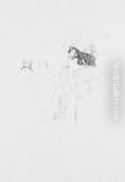 Miss May Belfort Au Bar Achille Oil Painting by Henri De Toulouse-Lautrec