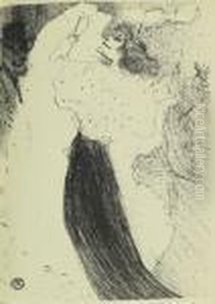 Exposition De La <depeche> De 
Toulouse. Catalogue Illustre De 17 Lithographies Originales Oil Painting by Henri De Toulouse-Lautrec