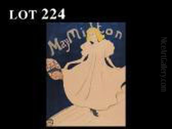 May Milton Oil Painting by Henri De Toulouse-Lautrec