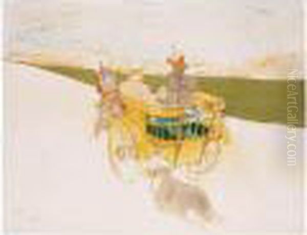 Partie De Campagne (w.228; D.219; A.322) Oil Painting by Henri De Toulouse-Lautrec