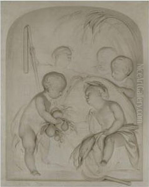 An Allegory Of Autumn Oil Painting by Jacob de Wit