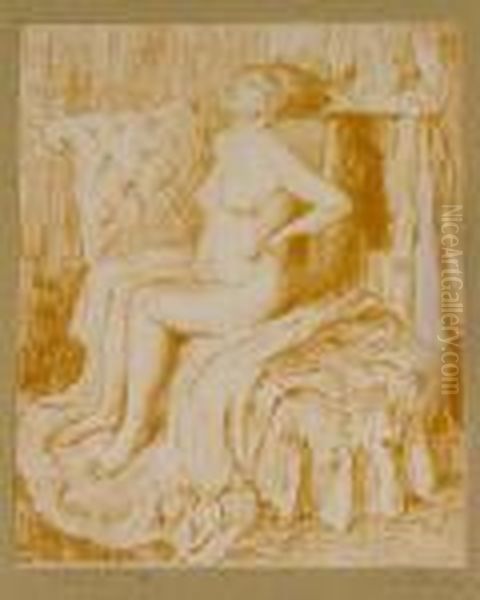 La Toilette De Danseuse Oil Painting by Edgar Degas