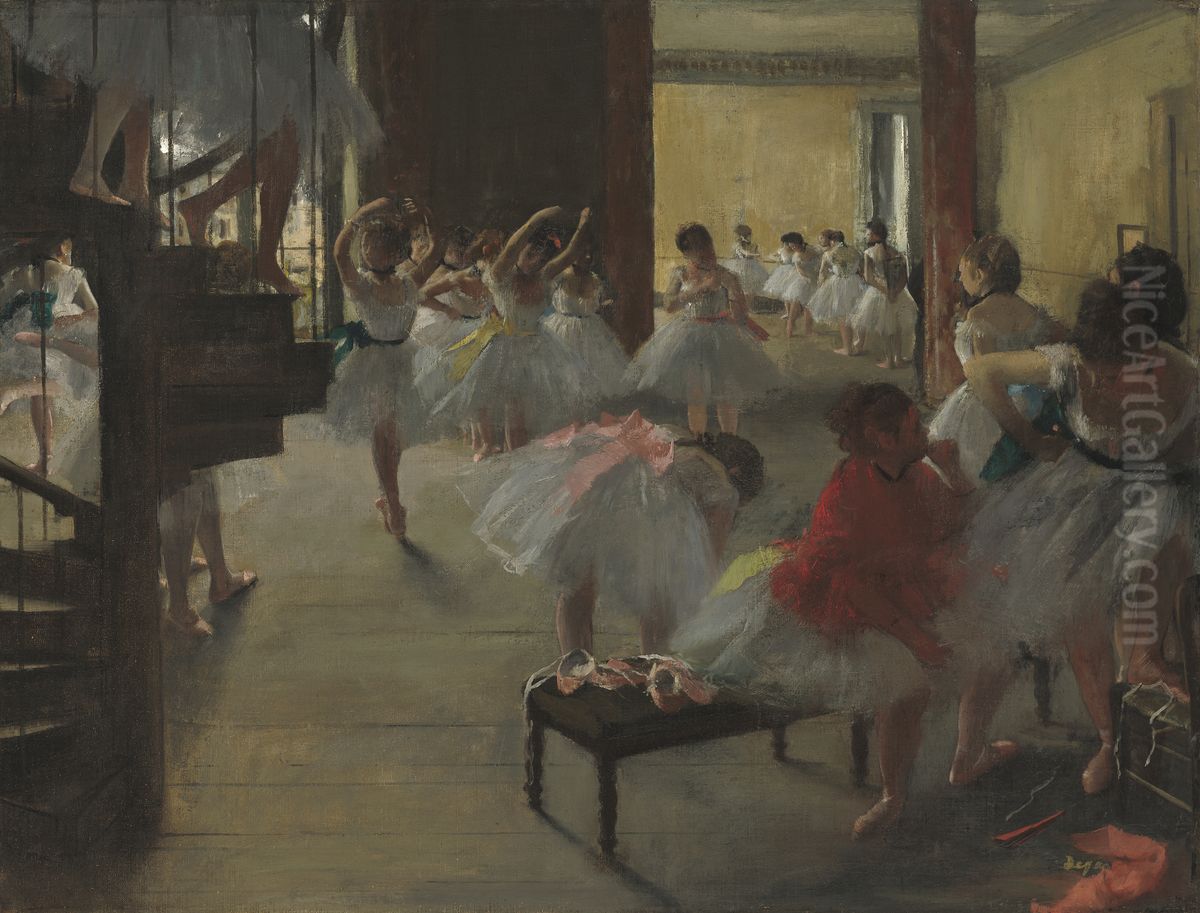 The Dance Class Oil Painting by Edgar Degas