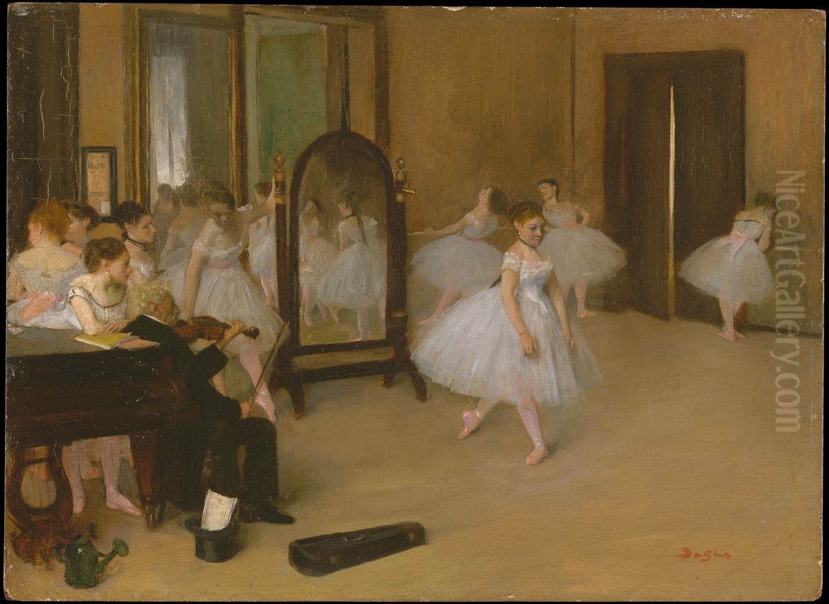 The Dancing Class Oil Painting by Edgar Degas