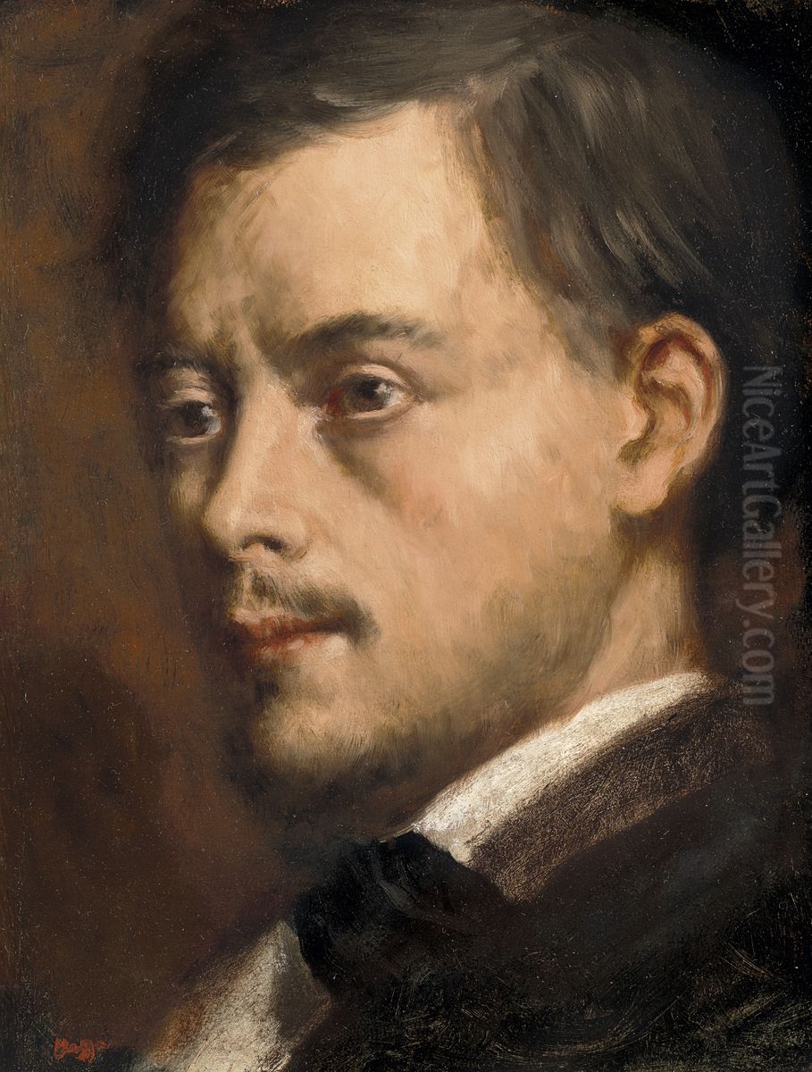 Tete D'homme Oil Painting by Edgar Degas