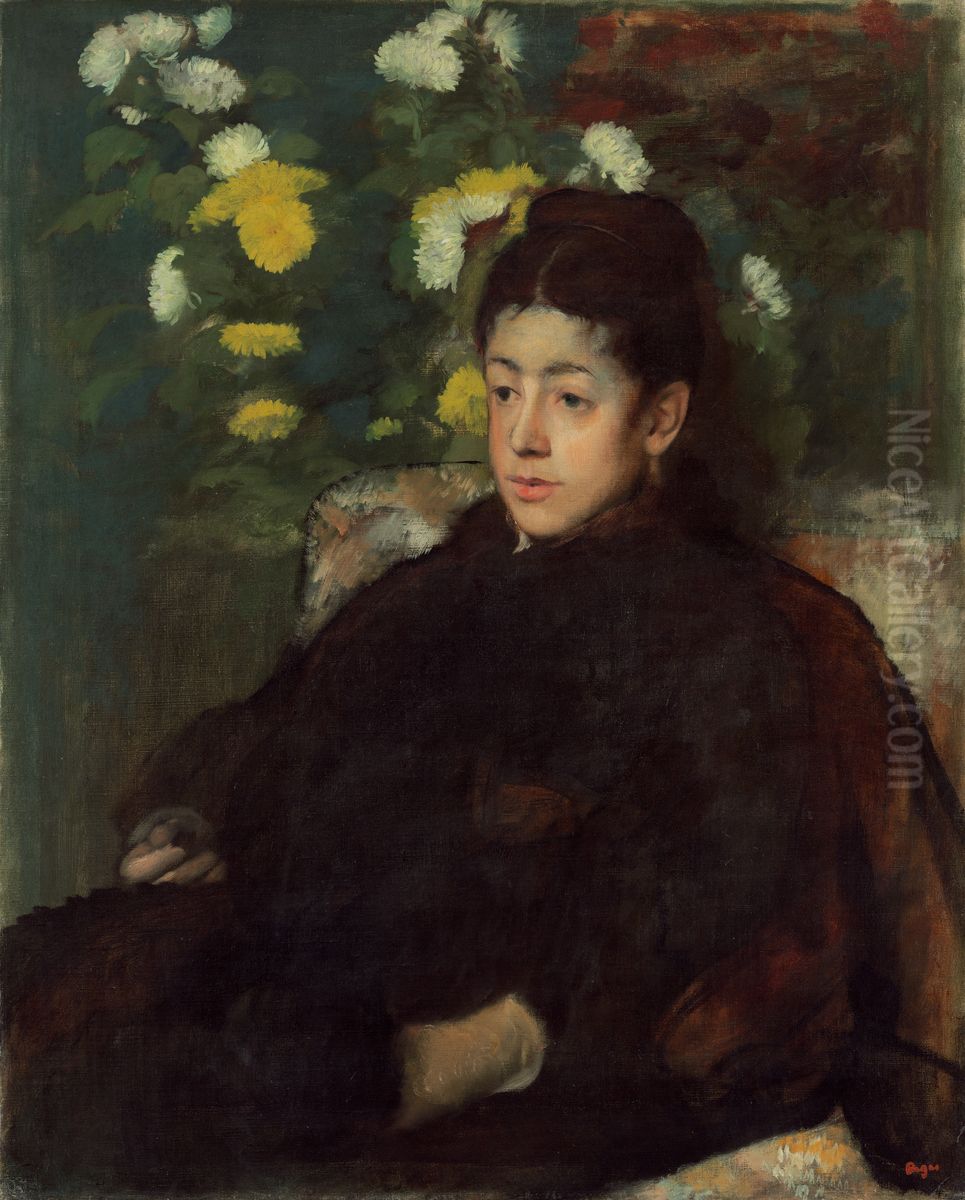 Mademoiselle Malo Oil Painting by Edgar Degas