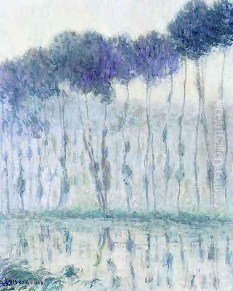 Poplars on the Banks of the Eure Oil Painting by Gustave Loiseau