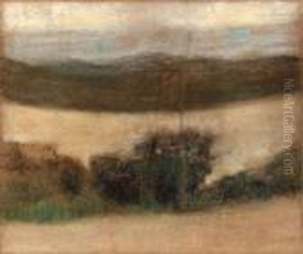 Paysage Oil Painting by Edgar Degas