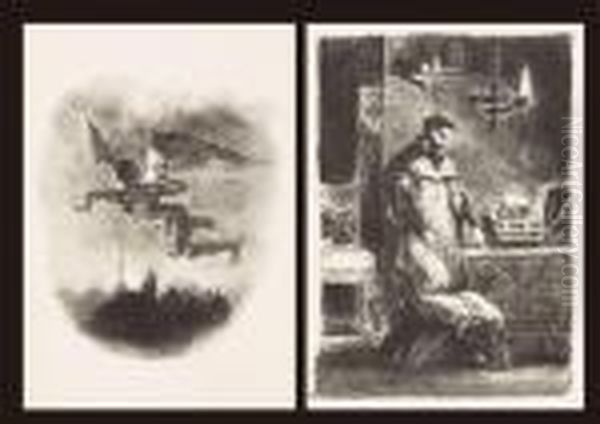 Faust Oil Painting by Eugene Delacroix