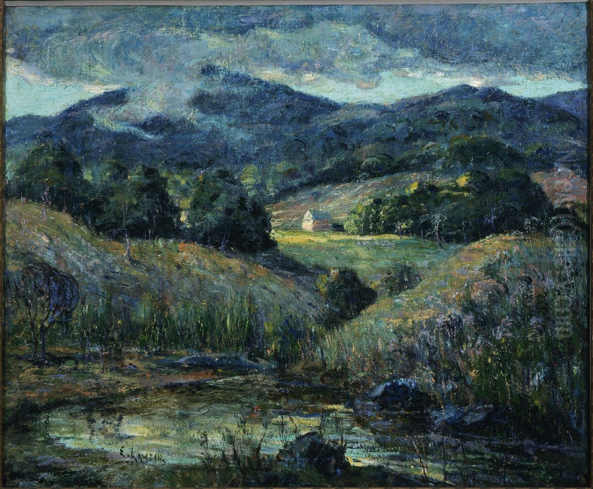 Approaching Storm Oil Painting by Ernest Lawson