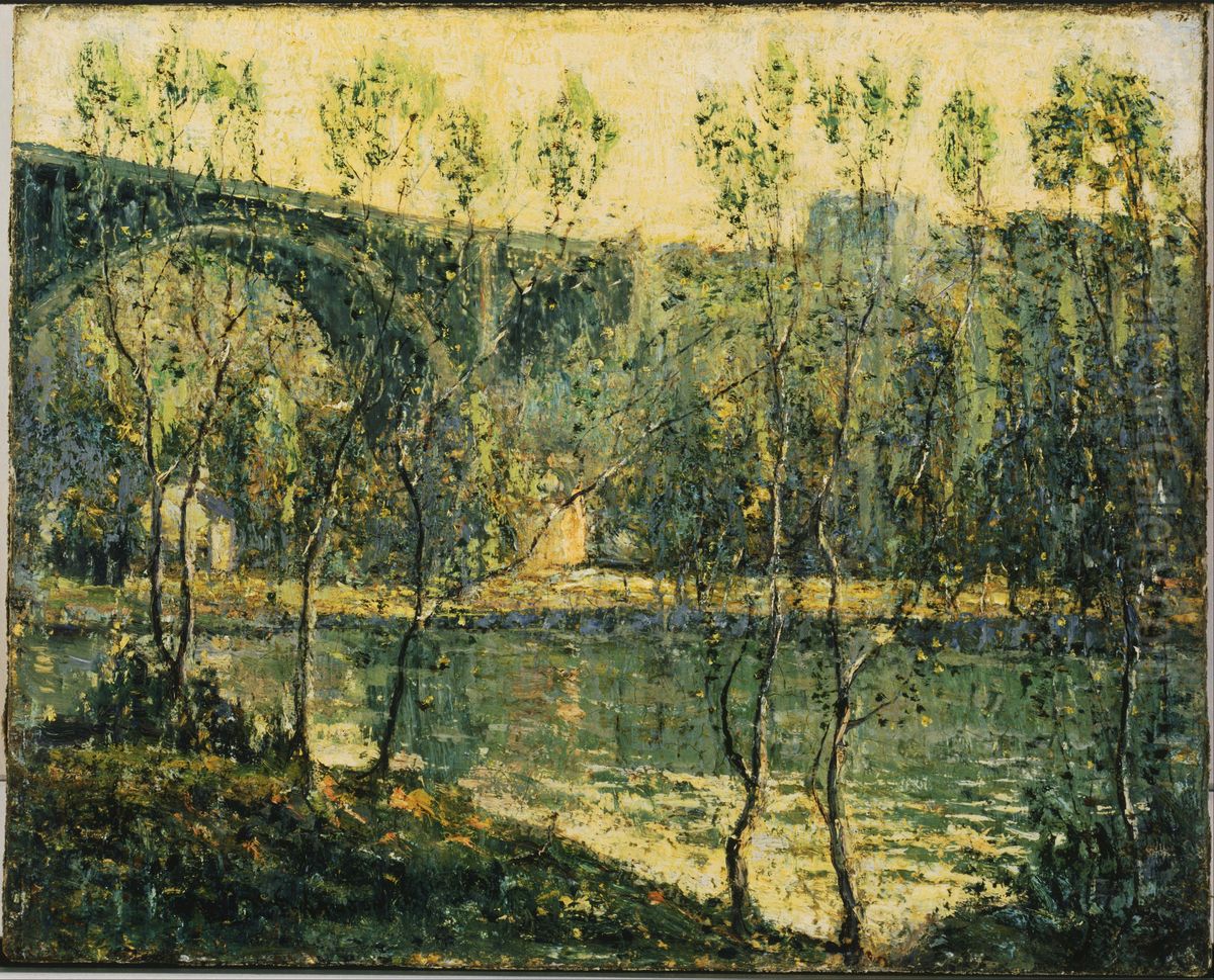 Spring Morning Oil Painting by Ernest Lawson