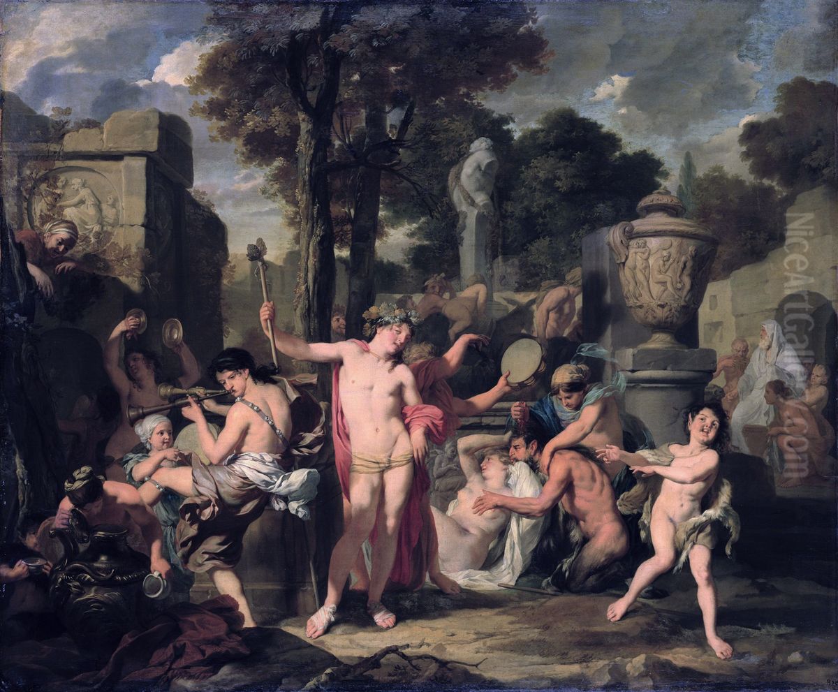 The Feast of Bacchus Oil Painting by Gerard de Lairesse