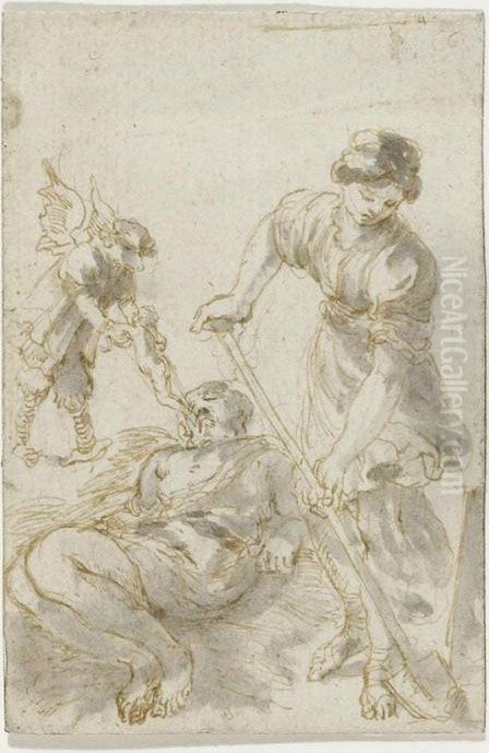 The Devil
Receives The Soul Of A Criminal, Oil Painting by Stefano della Bella