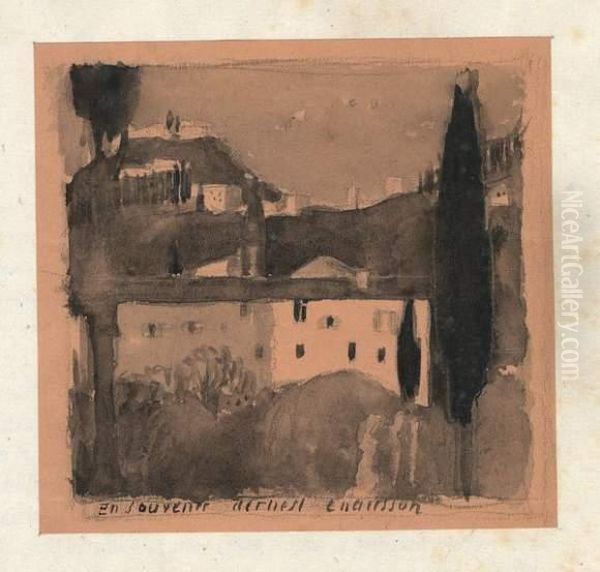 L'imitation De Jesus-christ 
Traductionanonyme Du Xviie Siecle Honoree D'un Bref De Notre Saint-pere 
Lepape Pie Ix. Oil Painting by Maurice Denis