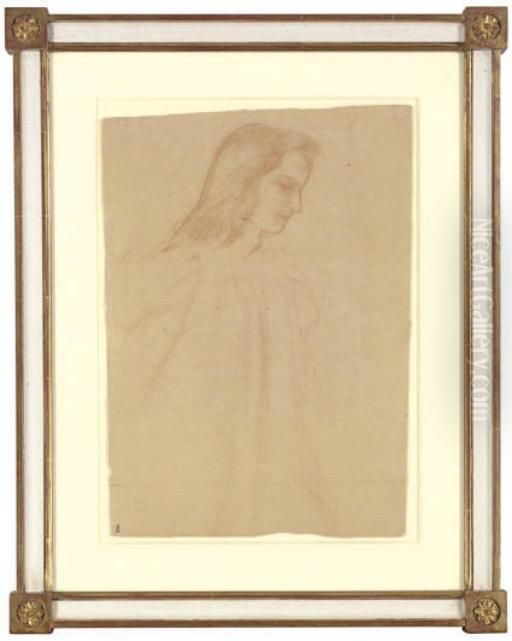 Etude De Jeune Fille Oil Painting by Maurice Denis