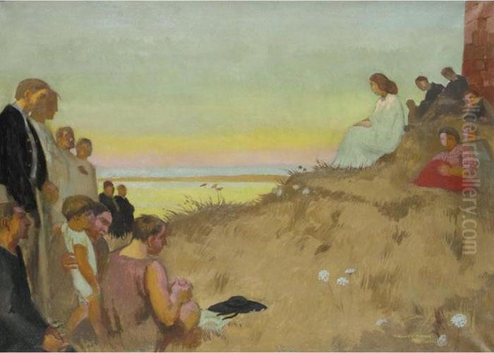 Le Sermon Sur La Montagne Oil Painting by Maurice Denis