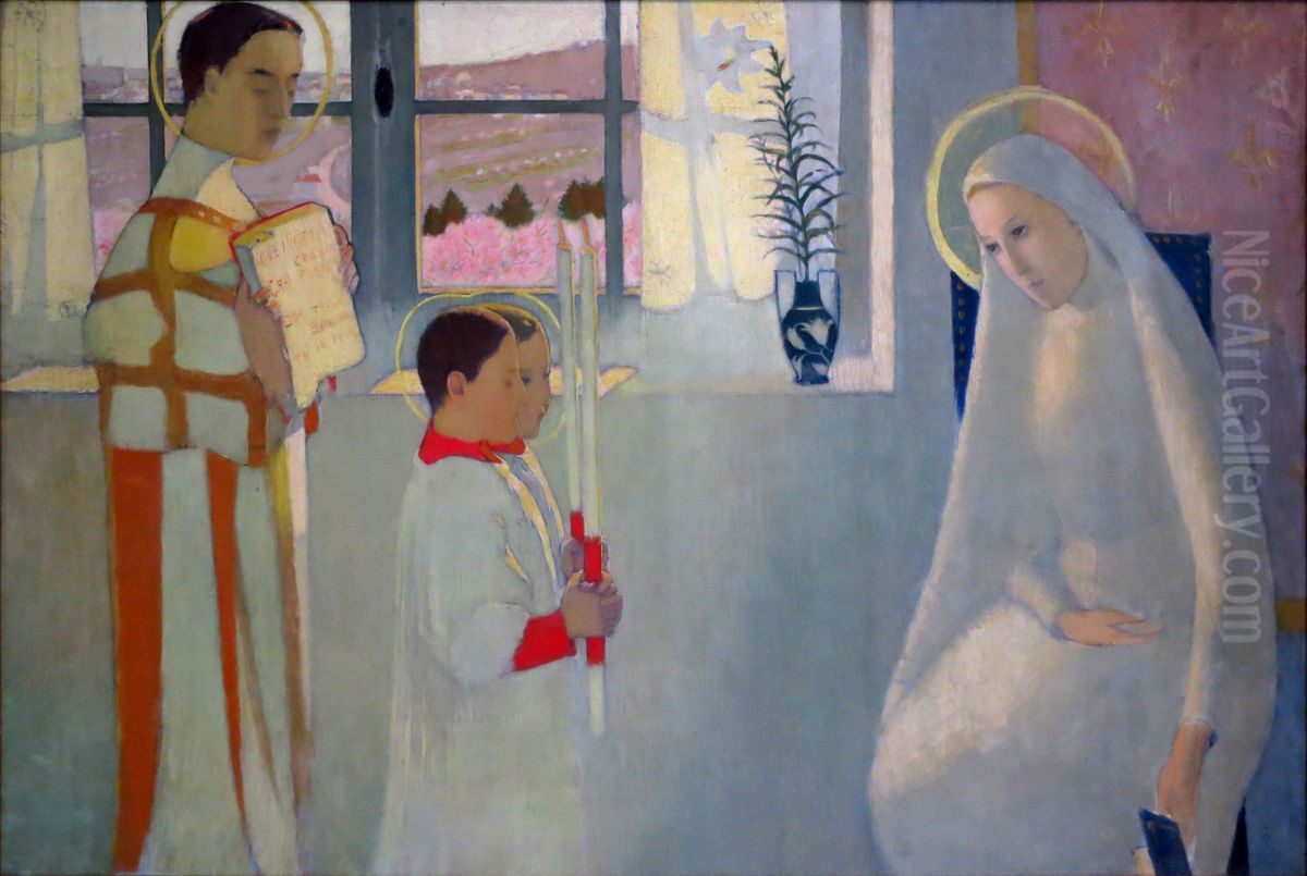 Mystere Catholique Oil Painting by Maurice Denis
