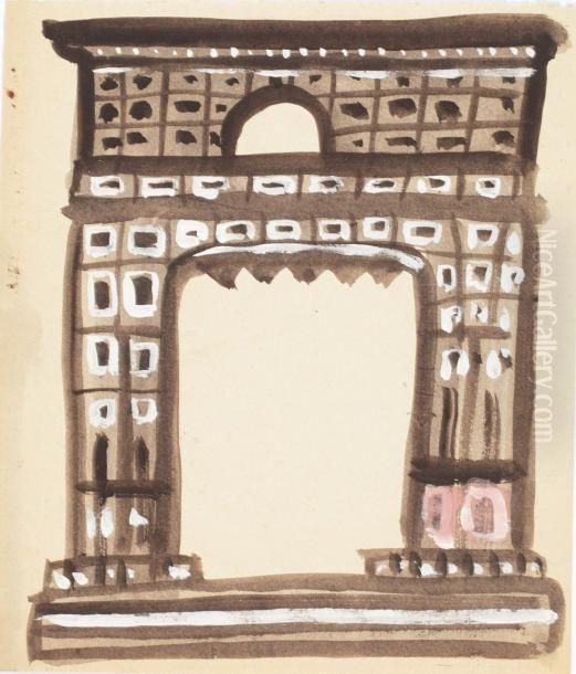 Arc De Triomphe Oil Painting by Andre Derain