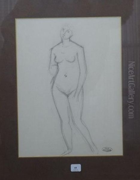 Modele Nu Debout Oil Painting by Andre Derain