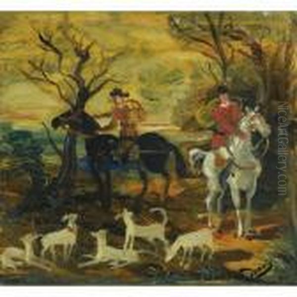 La Chasse Oil Painting by Andre Derain
