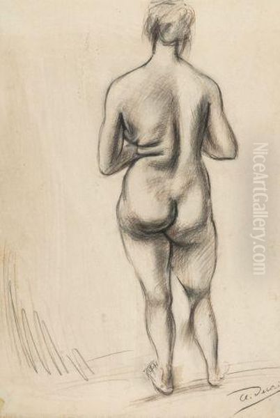 Nu De Dos Oil Painting by Andre Derain