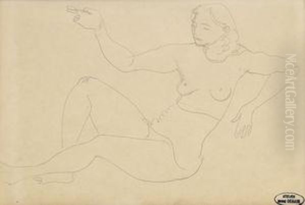 Odpocivajuca Oil Painting by Andre Derain