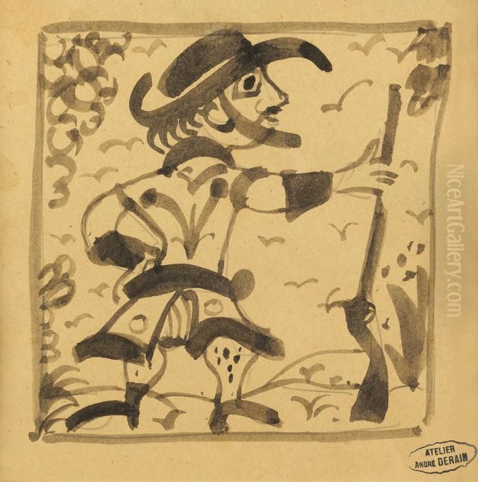 Le Chasseur Oil Painting by Andre Derain