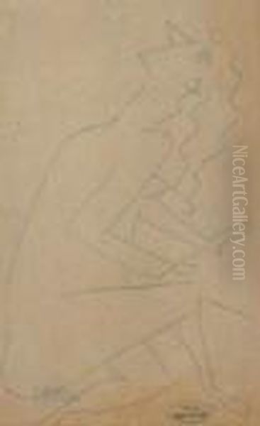 Personnage Cubiste Oil Painting by Andre Derain