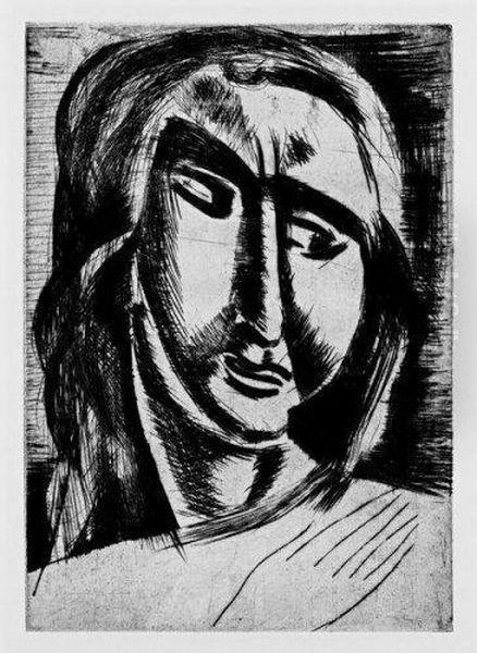 Tete De Femme Oil Painting by Andre Derain