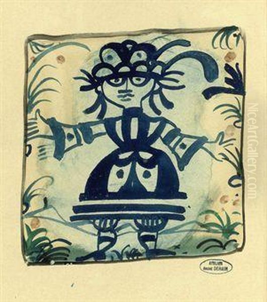 La Russe Oil Painting by Andre Derain