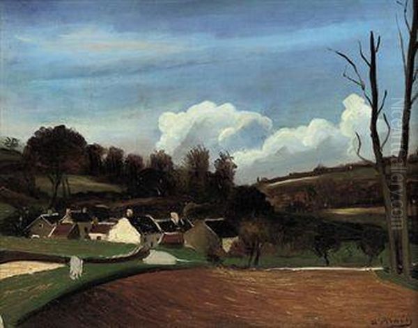 Village Dans La Campagne Oil Painting by Andre Derain