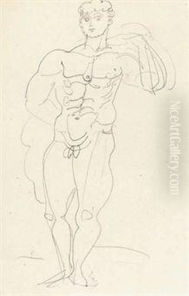 T. Petronius Arbiter, Le Satyricon, Aux Depens D'un Amateur Oil Painting by Andre Derain