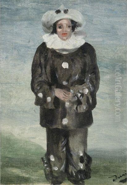 Pierrot Oil Painting by Andre Derain