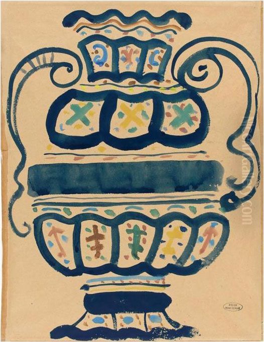 Etude Pour Une Ceramique, Urne Oil Painting by Andre Derain