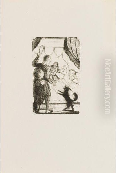 Les Contes De La Fontaine Oil Painting by Andre Derain