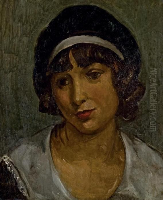 Portrait De Madame Claudia De Maistre Oil Painting by Andre Derain