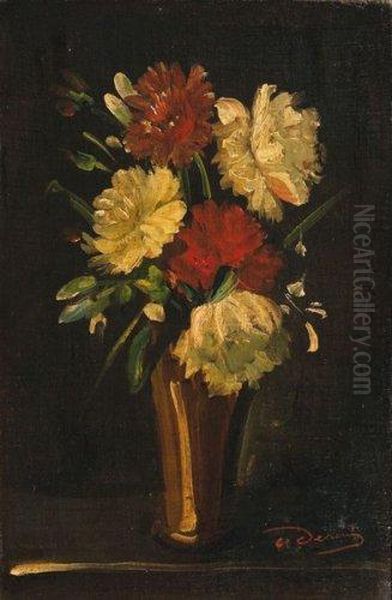Bouquet De Fleurs Oil Painting by Andre Derain