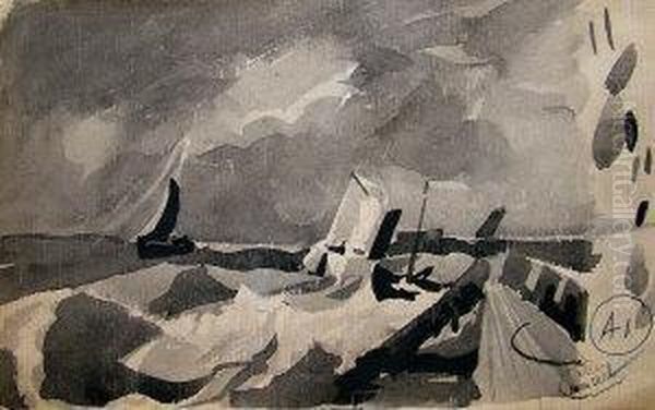 Untitled Oil Painting by Andre Derain