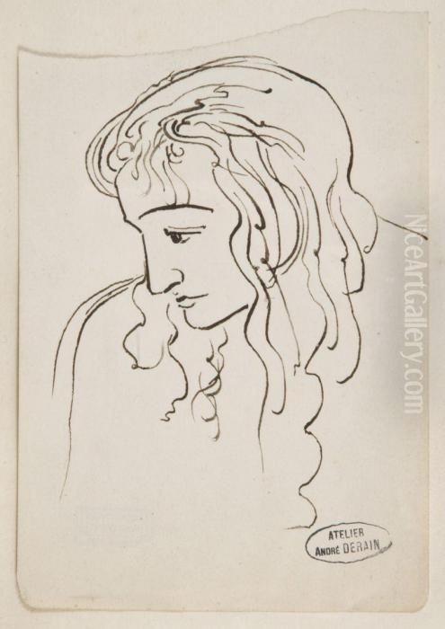 Tete De Femme Oil Painting by Andre Derain