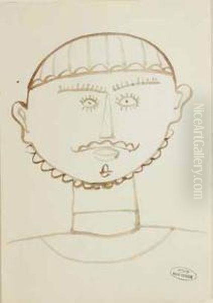 Tete D'homme Oil Painting by Andre Derain