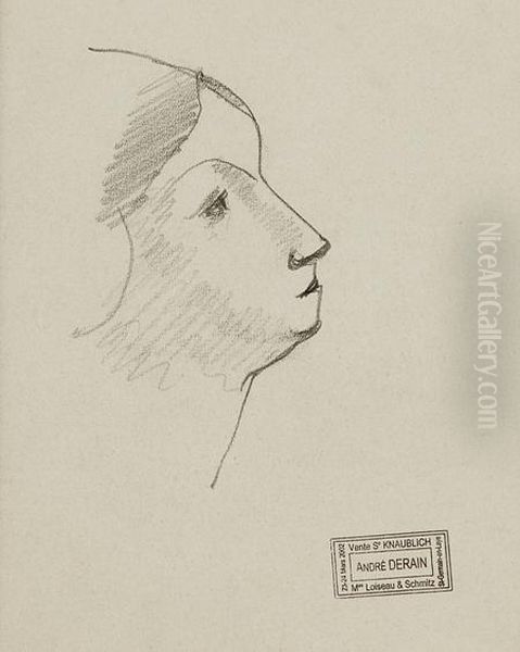 Portrait Oil Painting by Andre Derain