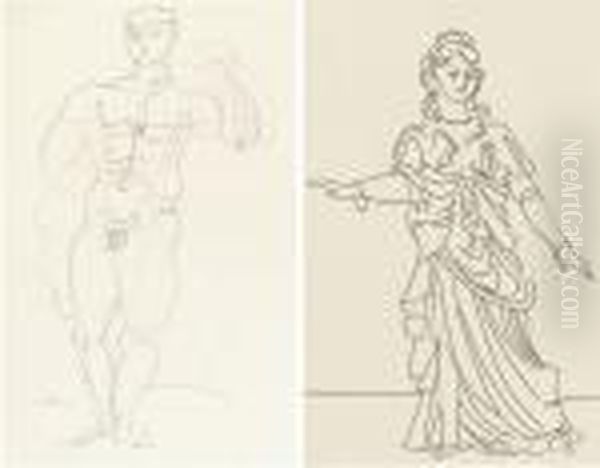 T. Petronius Arbiter, Le Satyricon, Paris, Aux Depens D'un Amateur Oil Painting by Andre Derain