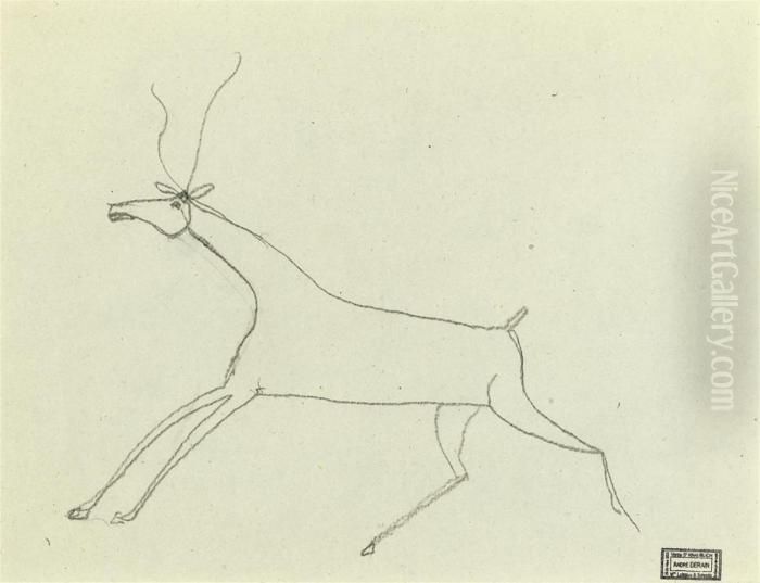 Le Cerf Oil Painting by Andre Derain