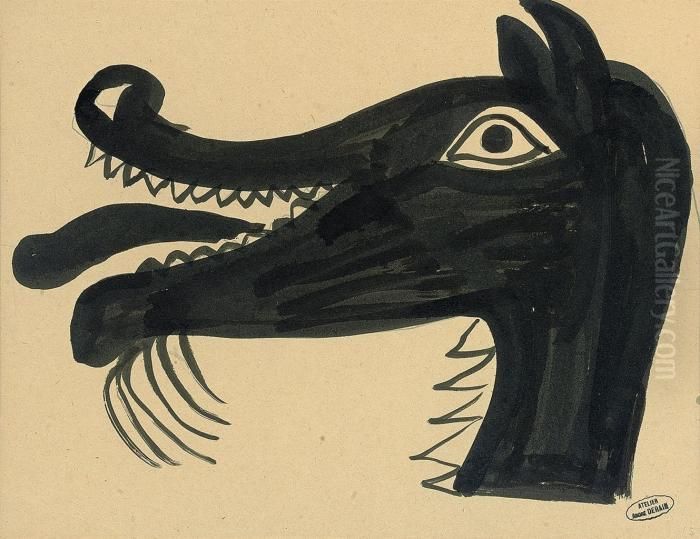 Tete De Cheval Oil Painting by Andre Derain