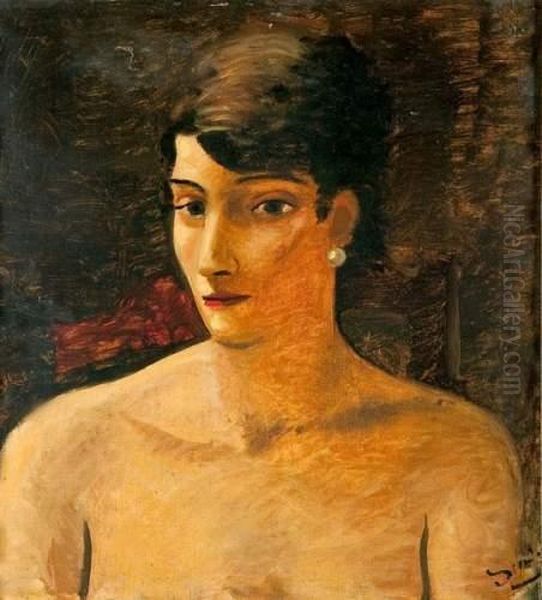 Femme Nue En Buste Oil Painting by Andre Derain