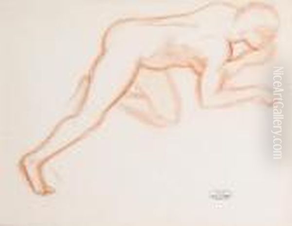 Nude Oil Painting by Andre Derain